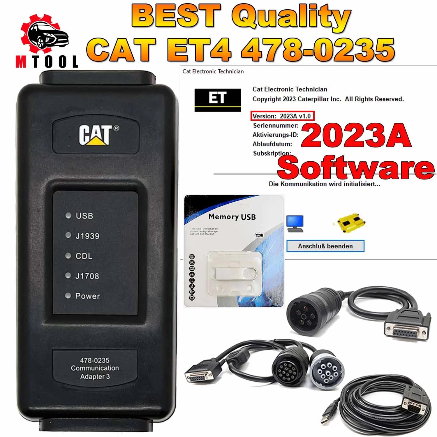 for Caterpillar BEST CAT ET4 478-0235  III 2019C 2023A Ʈ  , CAT4 J1939 , USB  ET 4  Ƽ ĳ
